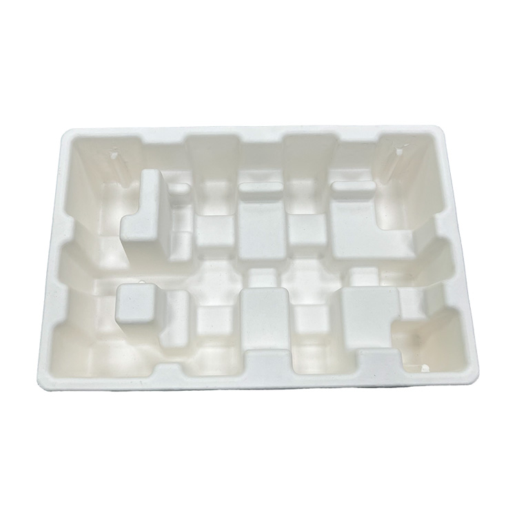 Dry press pulp tray