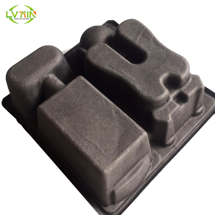  black paper pulp inner tray for UAV (2).jpg