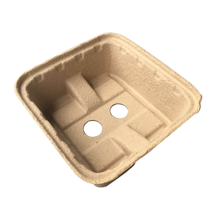 Dry press yellow paste punching inner paperpulp tray for electronic products (1).jpg