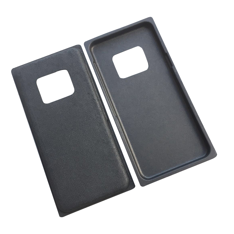  black paper pulp tray for mobilephone (2).jpg