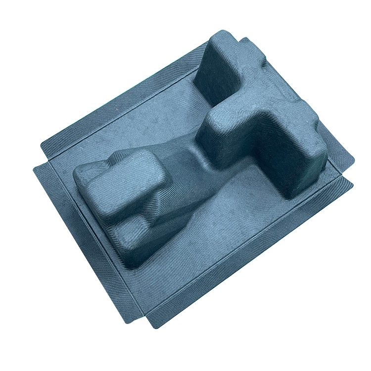 Black color Biodegradable Molded Pulp tray (3).jpg