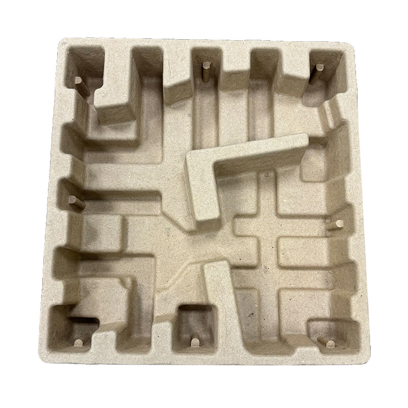 dry press molded fiber insert