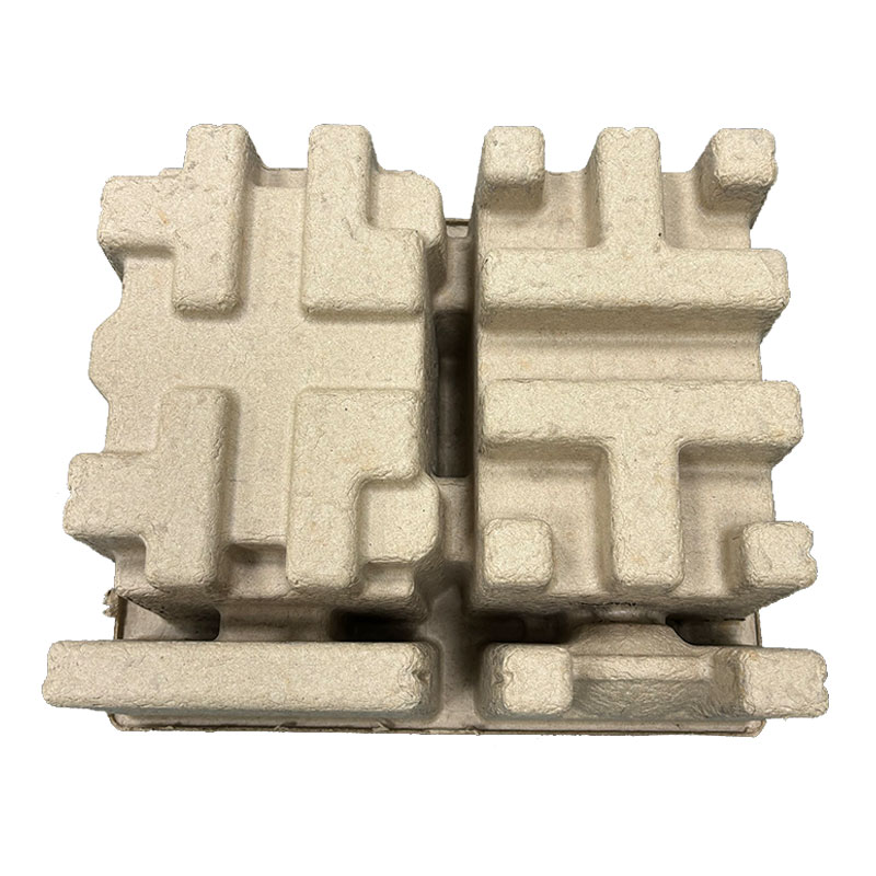 dry press molded fiber insert