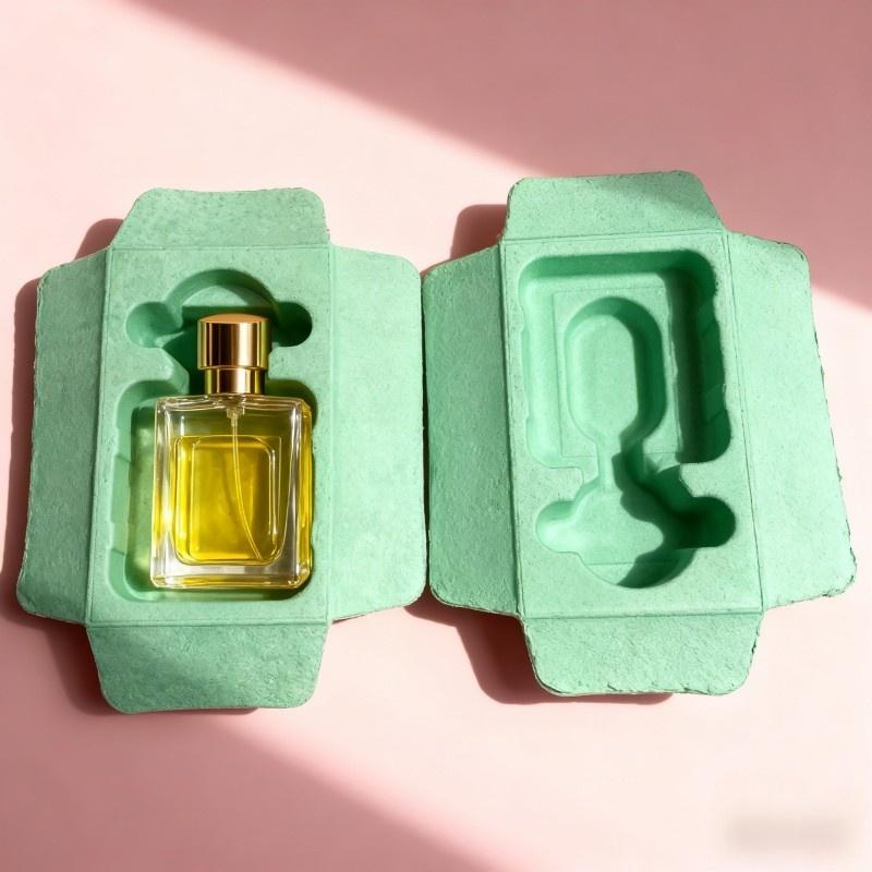 sugarcane paper perfume bottle tray factory